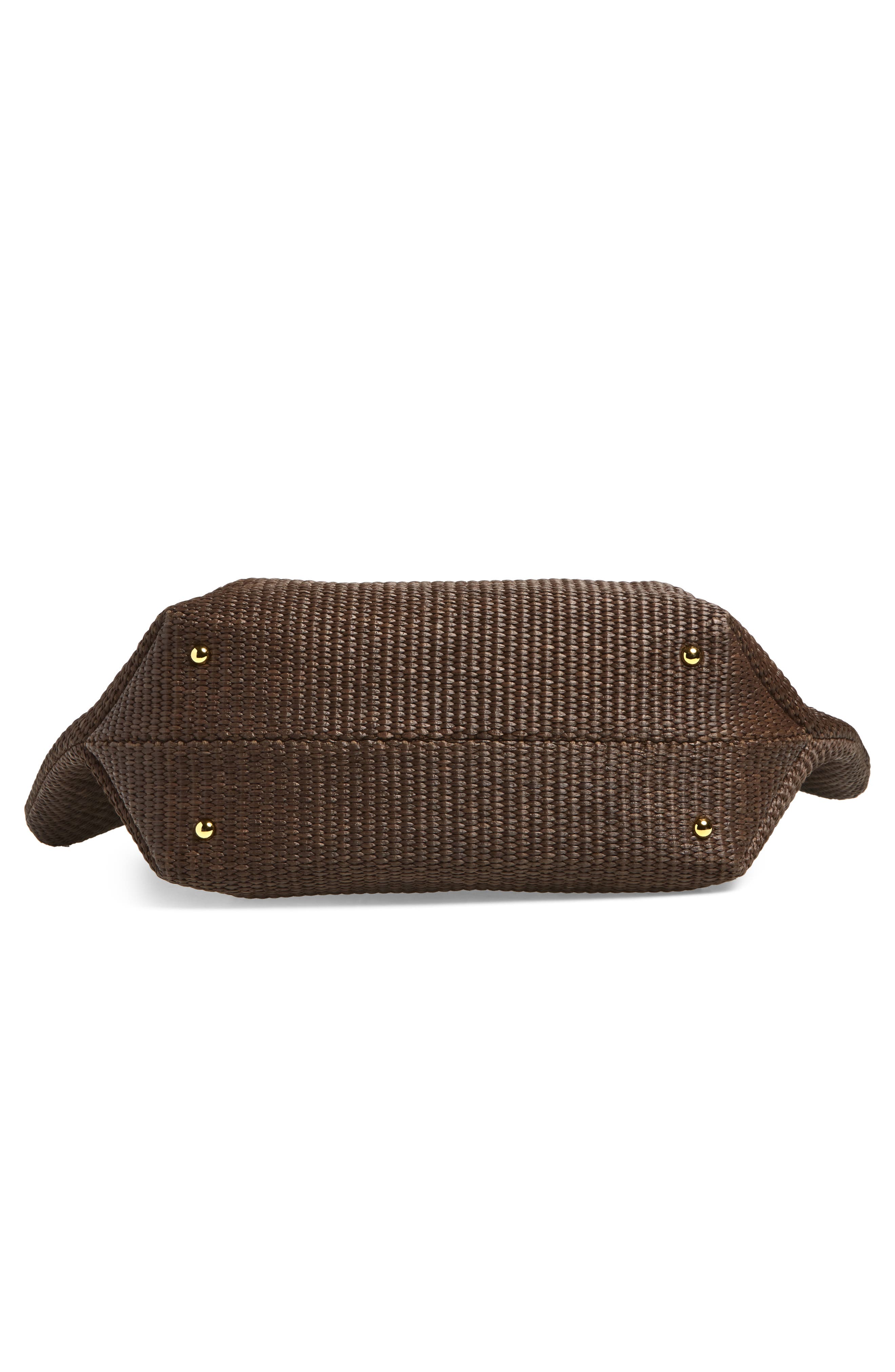 The New York East/West Raffia Tote, Alternate, color, MOCHA