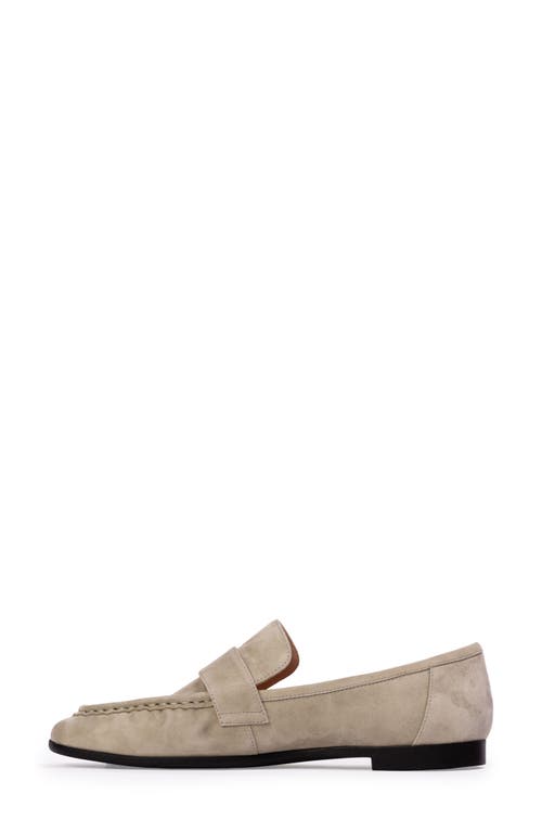 Black Suede Studio Arrow Loafer In Mint Suede