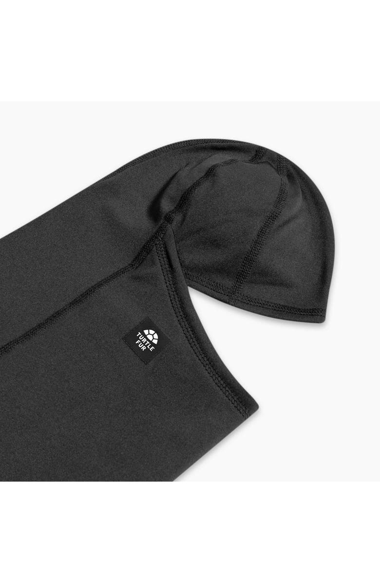 Turtle Fur Plush Lined Quantum Balaclava, Alternate, color, Black