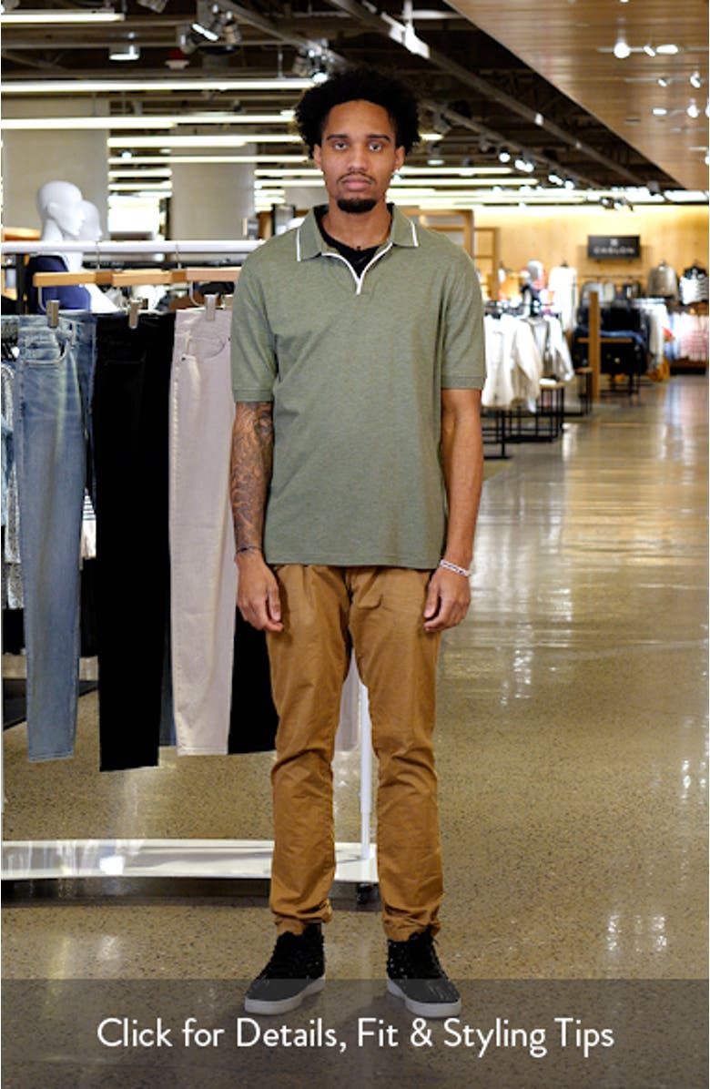 Johnny Collar Stretch Cotton & Silk Polo, sales video thumbnail