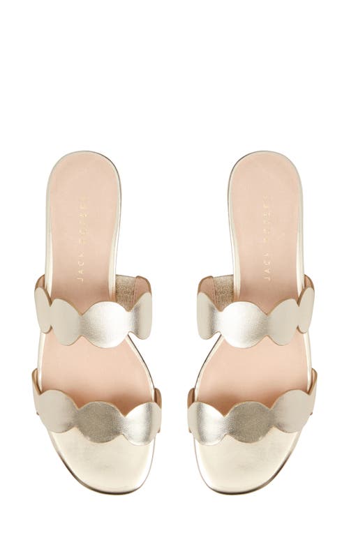 Jack Rogers Greglen Two-strap Sandal In Silver
