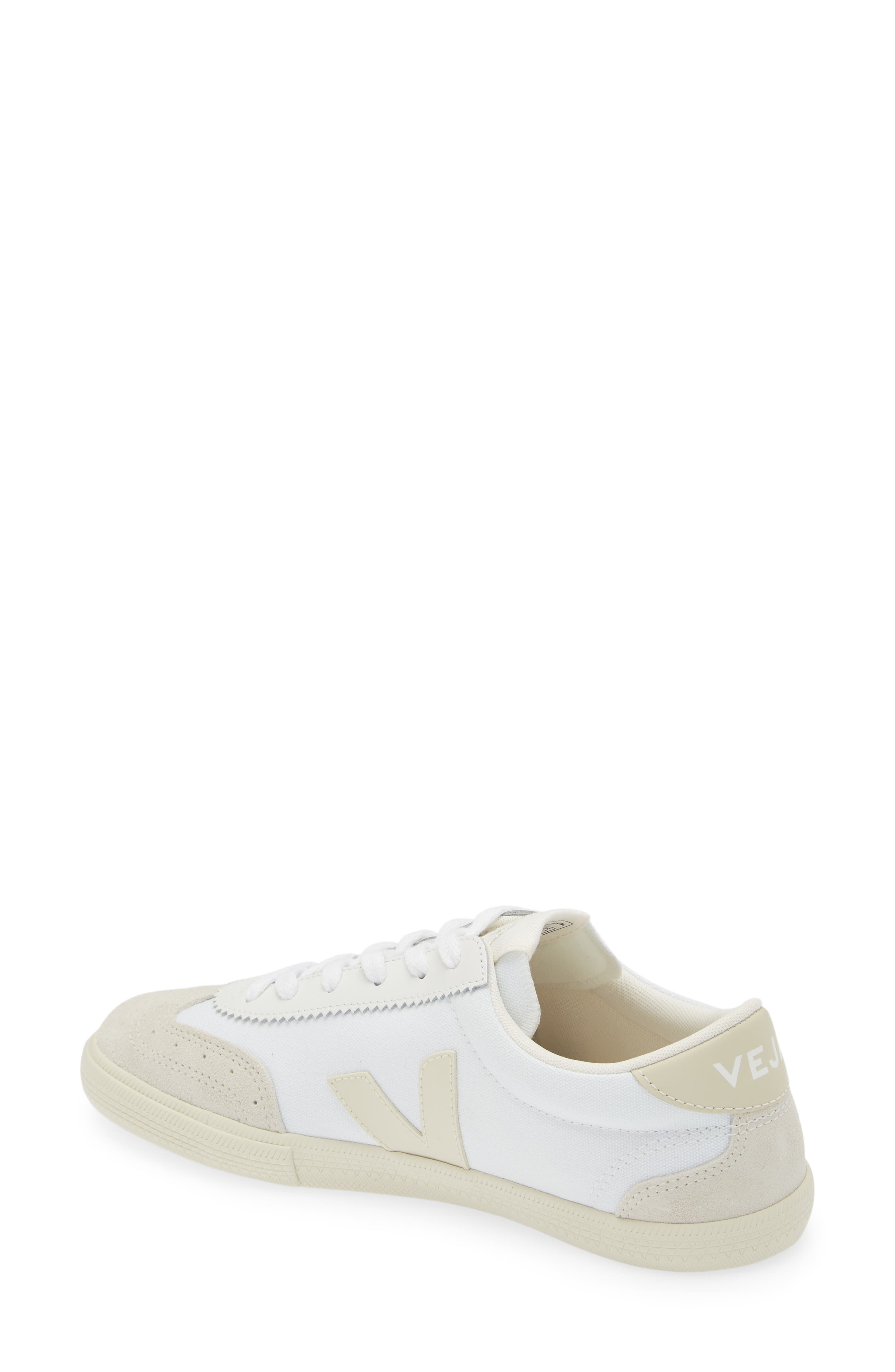 Volley Canvas Sneaker, Alternate, color, WHITE PIERRE