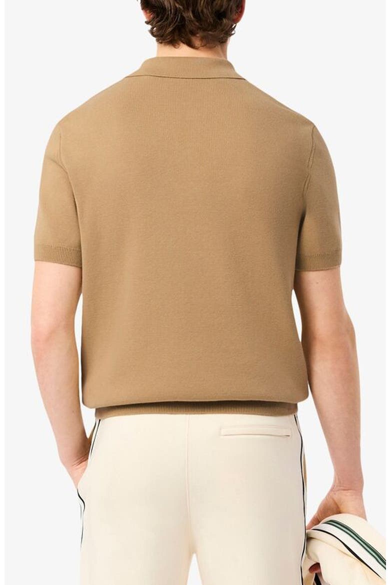 Short Sleeve Cotton & Wool Polo Sweater, Alternate, color, 9IJ VIENNESE/ LAPLAND-NAVY BLU