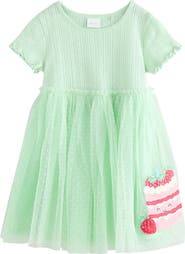 NEXT Kids' Cake Appliqué Tulle Dress