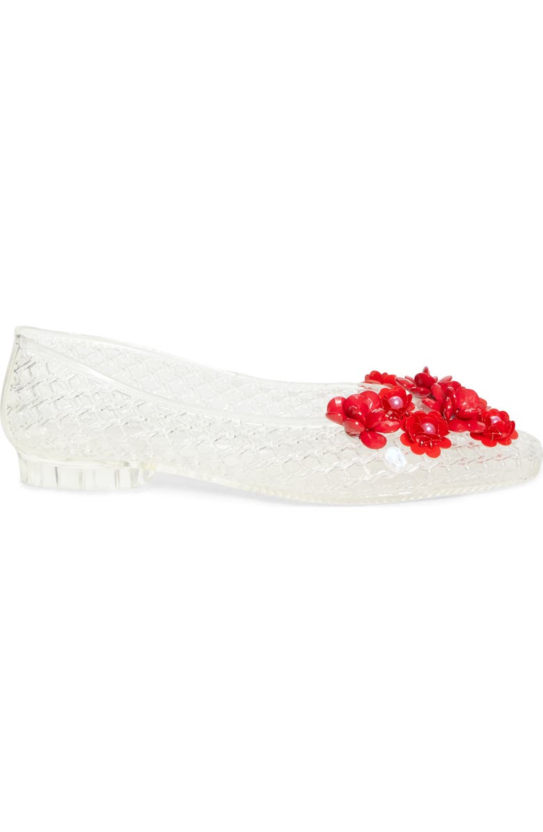 HEAVENLY JELLY Nova Jelly Ballet Flat, Alternate, color, Clear