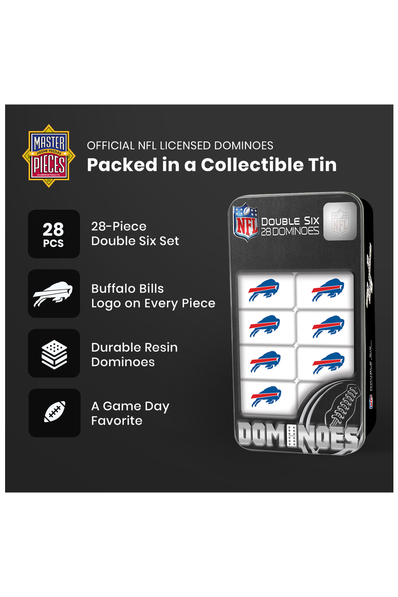 Buffalo Bills Dominoes, Alternate, color, Multicolor