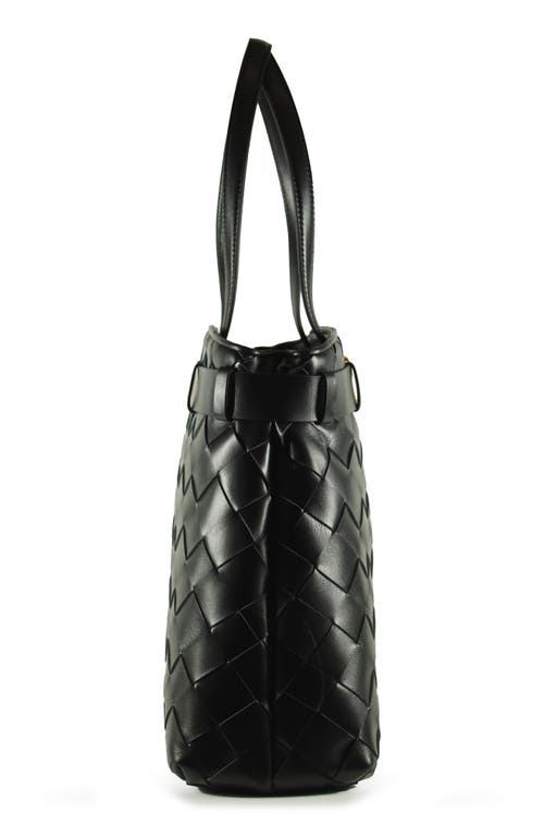 SAM EDELMAN SAM EDELMAN CLEO WOVEN LEATHER TOTE