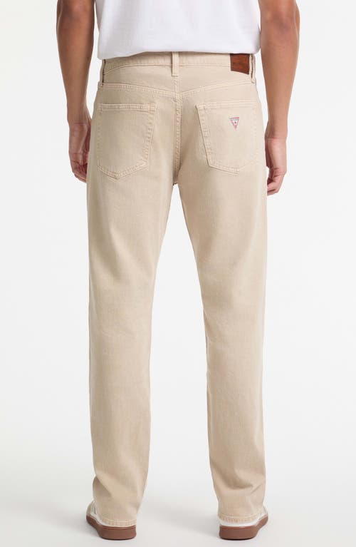 Guess Jeans G16 Relaxed Straight Leg Jeans In Beige