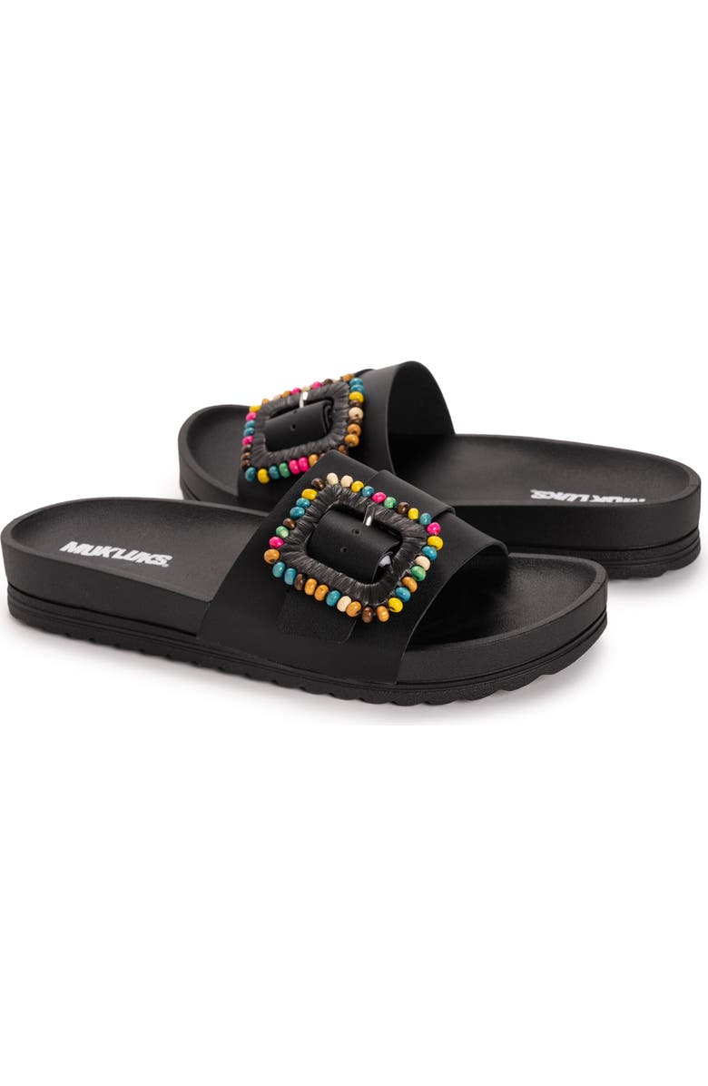 MUK LUKS Women's Grand Colette Sandal, Alternate, color, Black