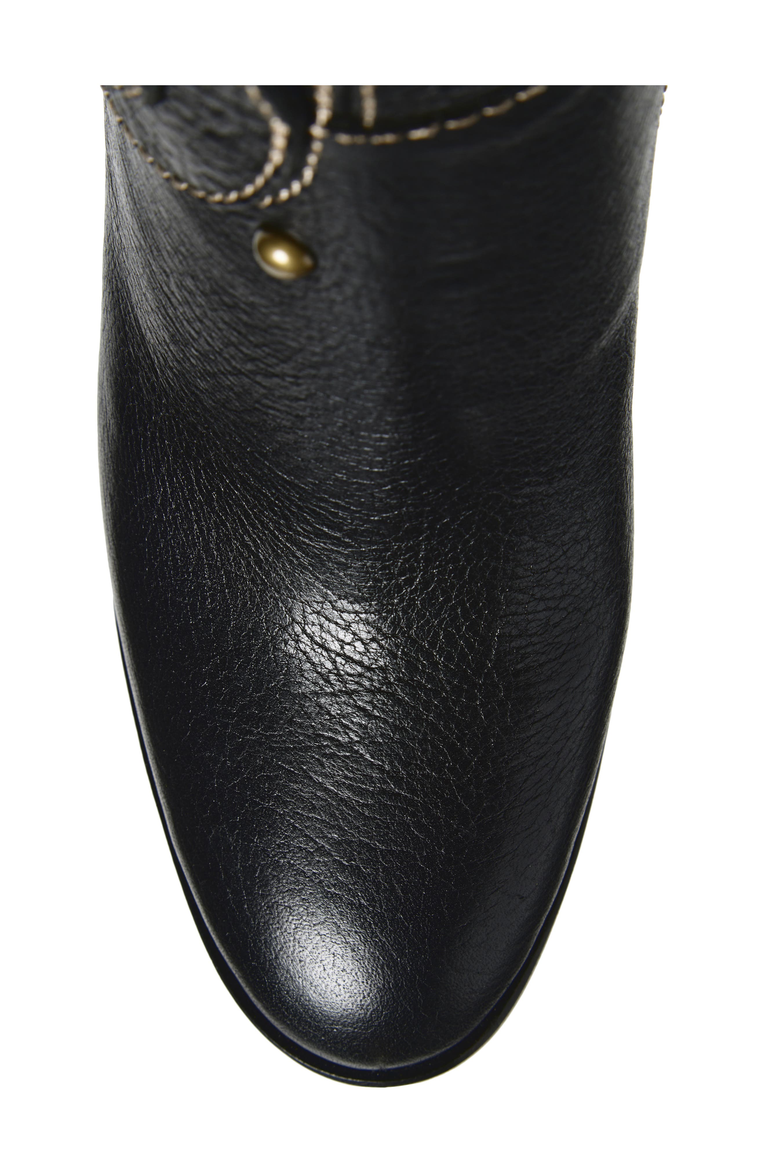 Jeffrey Campbell Chantel Knee High Boot, Alternate, color, Black Crinkle Bronze