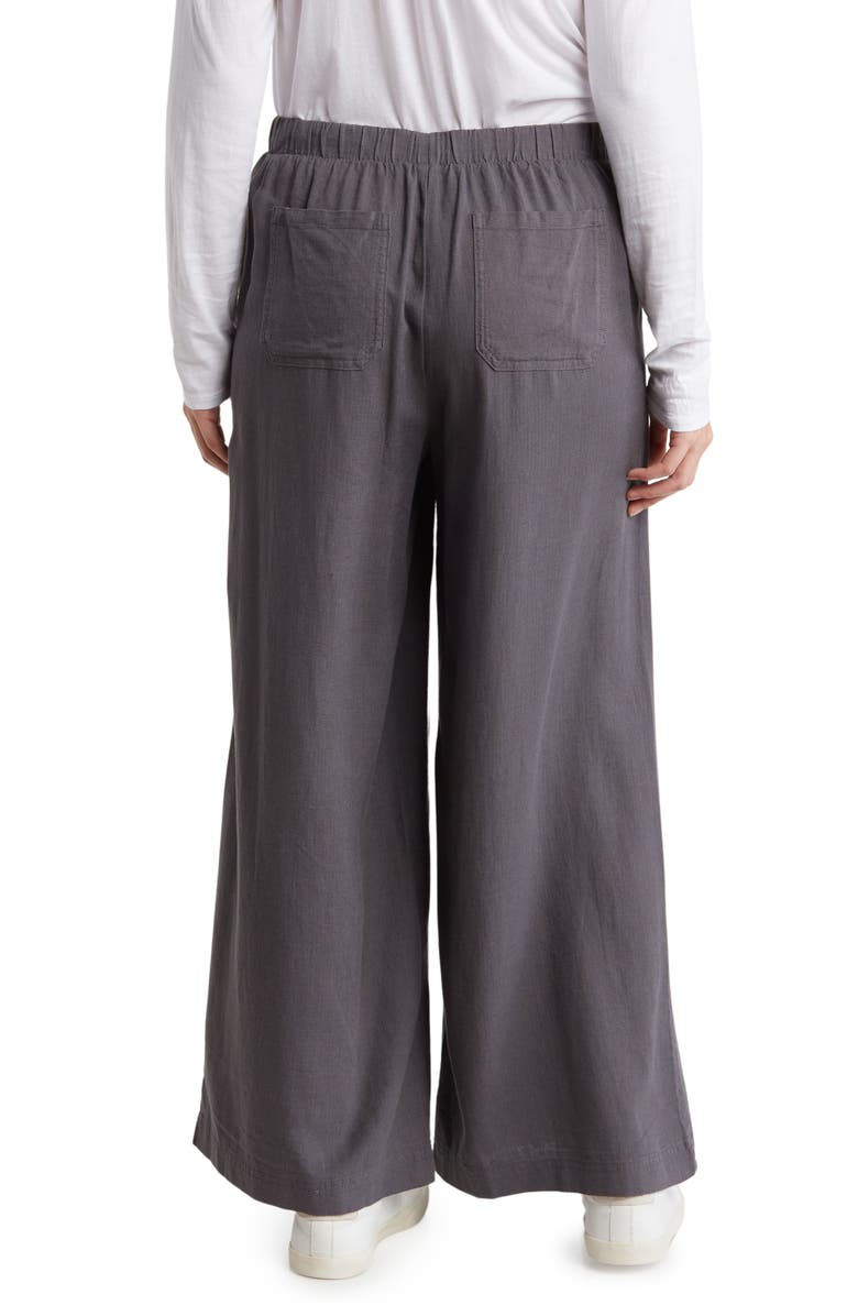 Splendid Capri Palazzo Pants, Alternate, color, Lead