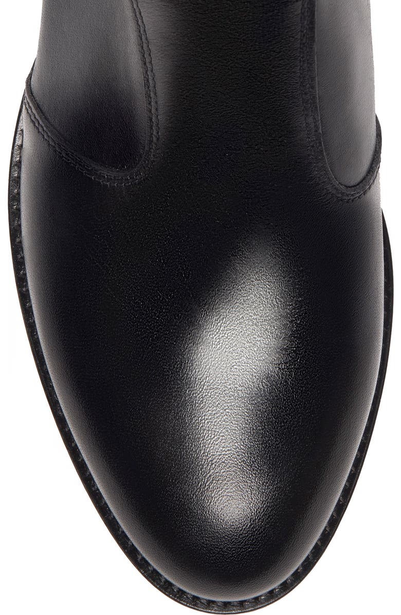 NeroGiardini Chain Strap Leather Bootie, Alternate, color,