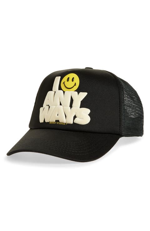 Smiley Anyways Trucker Hat