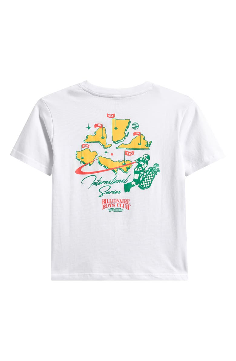 Billionaire Boys Club Kids' Series Short Sleeve Graphic T-Shirt, Alternate, color, White