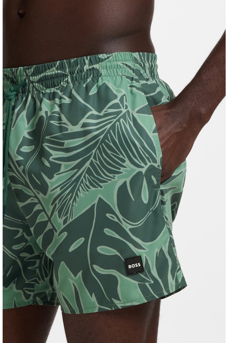 Pirhana Swim Trunks, Alternate, color, OPEN GREEN