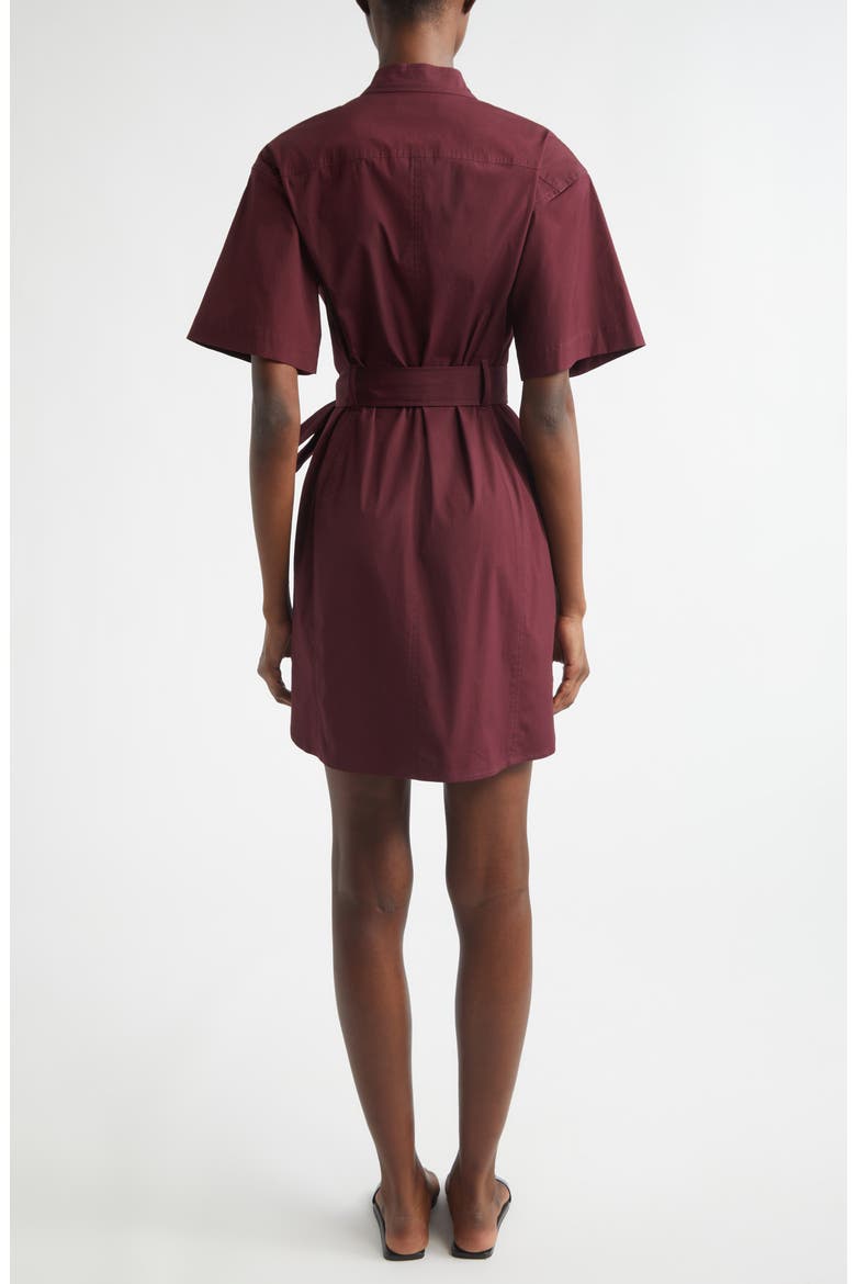 Quinn Mini Shirtdress, Alternate, color, PLUM