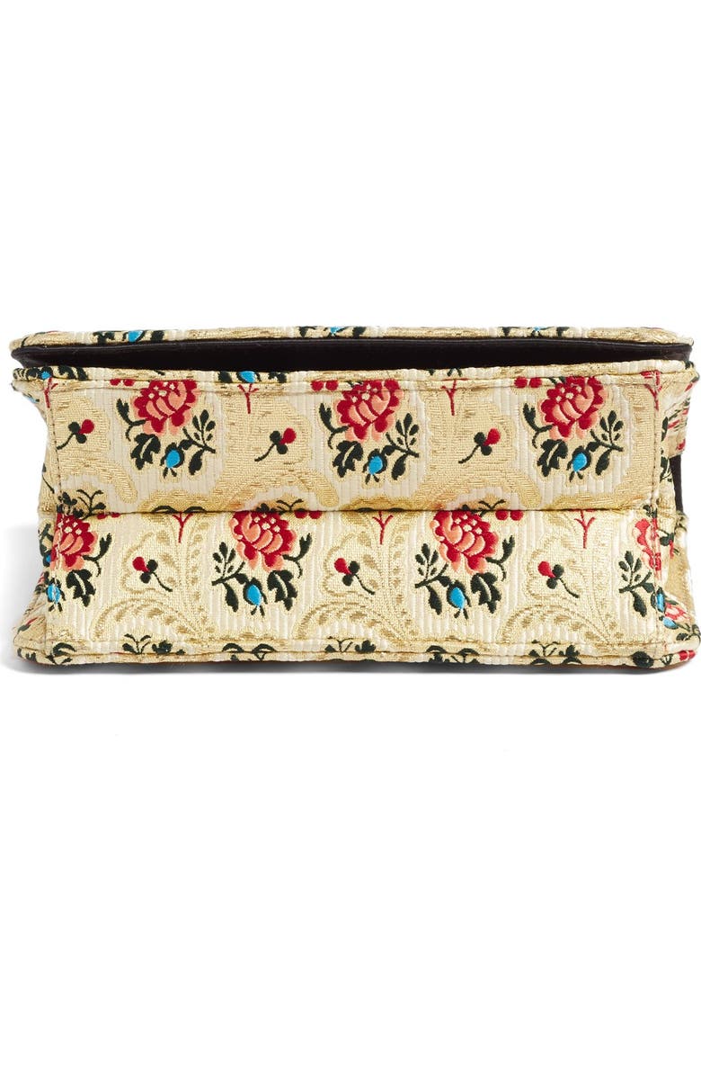 Miu Miu 'Evening' Floral Mogador Shoulder Bag, Alternate, color,