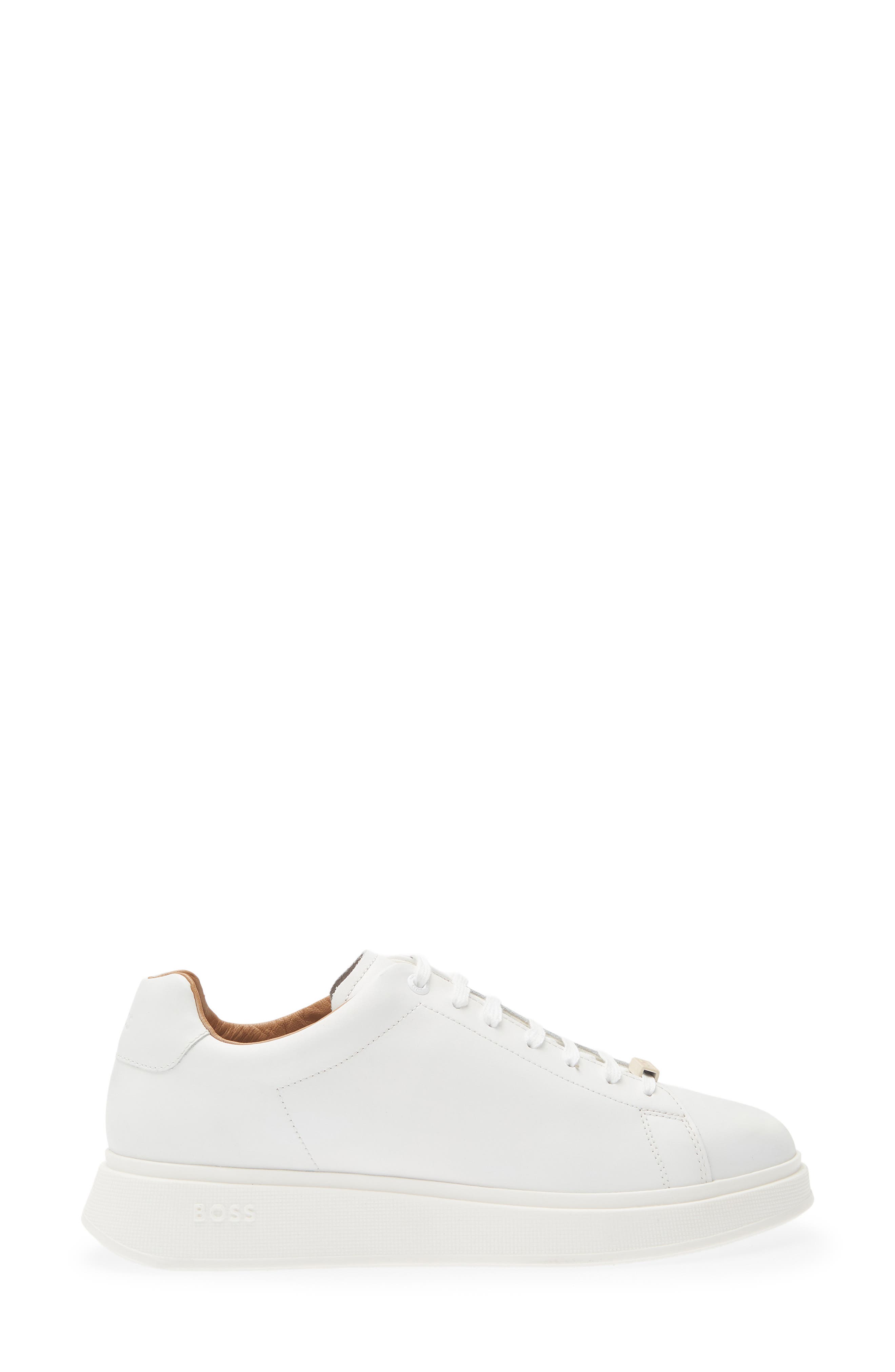 BOSS Bulton Sneaker, Alternate, color, White