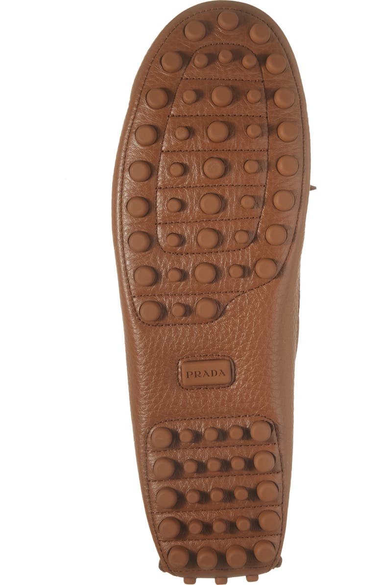Prada Grid Driving Loafer, Alternate, color, Cognac