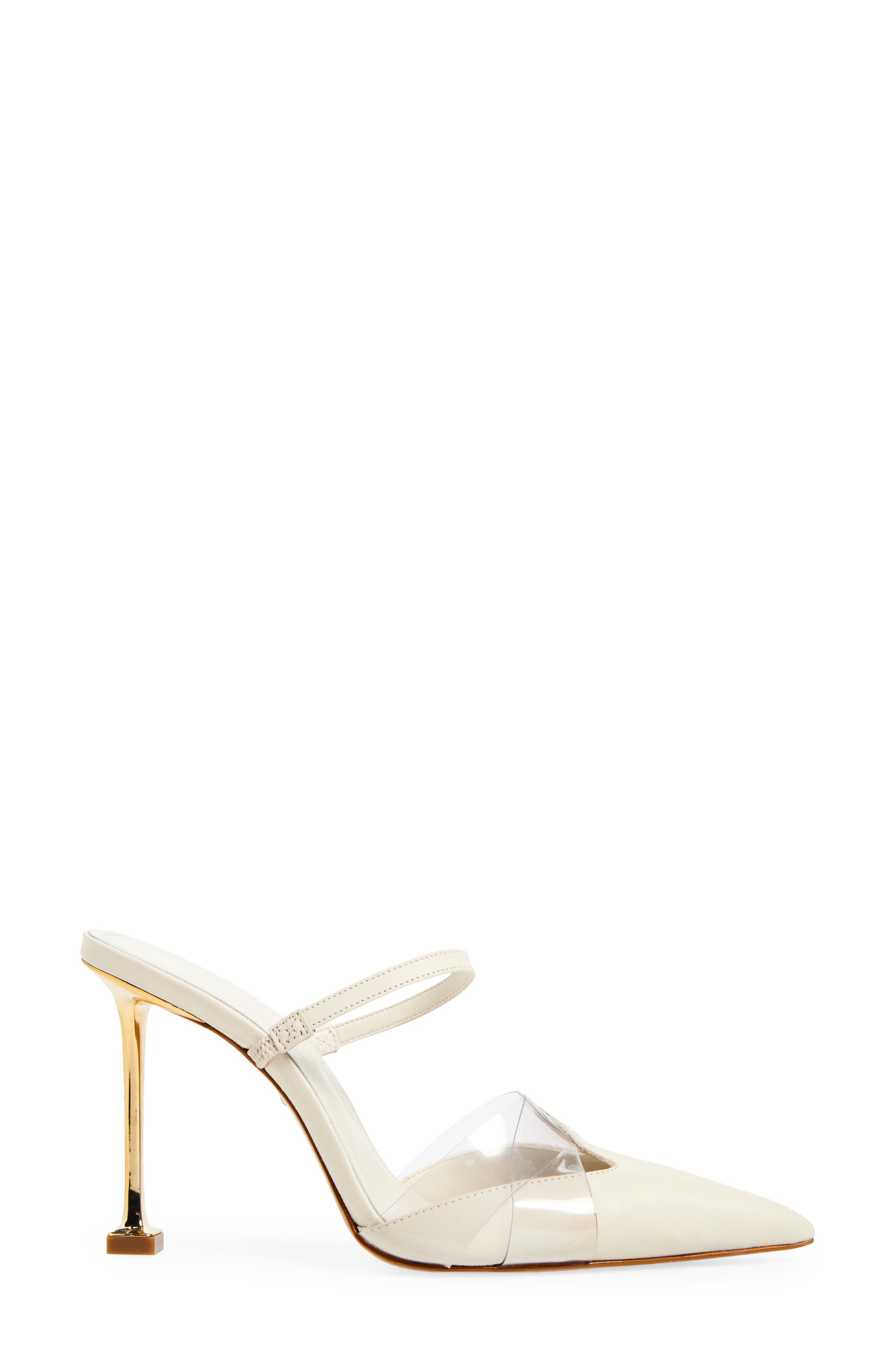 Schutz Tory Vinyl & Leather Mule Pump, Alternate, color, 