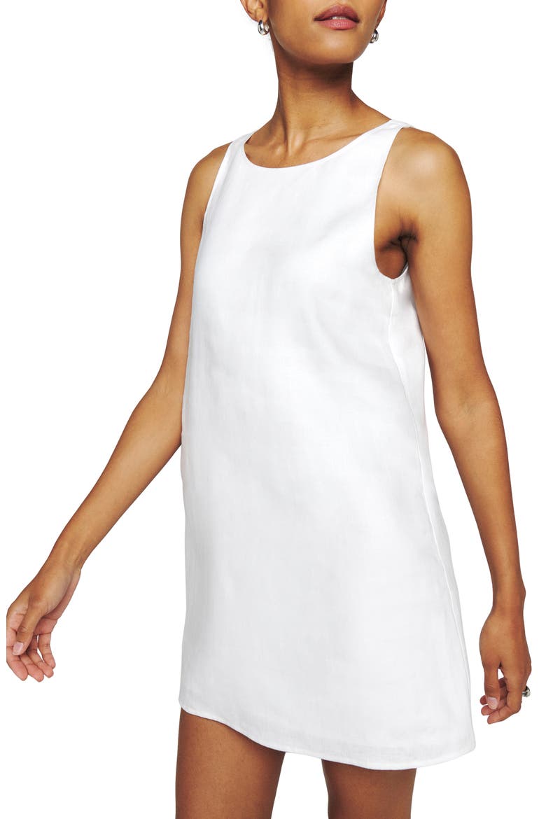 jessi mini dress in white MORE TO COME Jess Mini Dress in White