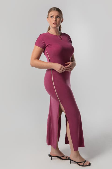 The Cupro Infinity Tee Maxi Dress
