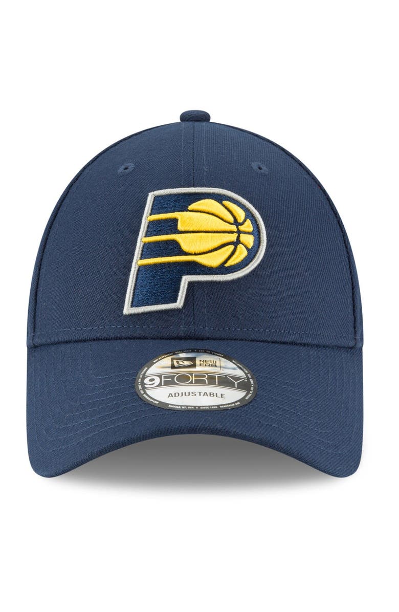 New Era Men's New Era Navy Indiana Pacers Official Team Color The League 9FORTY Adjustable Hat, Alternate, color, 