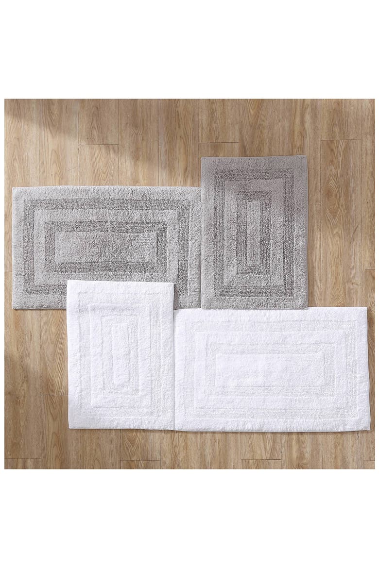 Micellar Solid Reversible Bath Mat Set, Alternate, color, WHITE