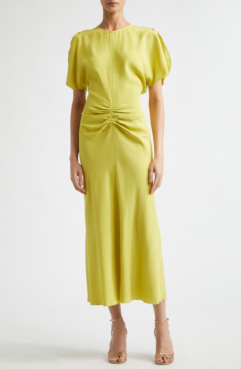Bela Ruched Midi Dress