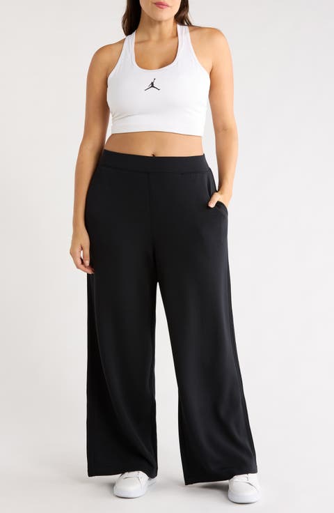 Pintuck Wide Leg Pants