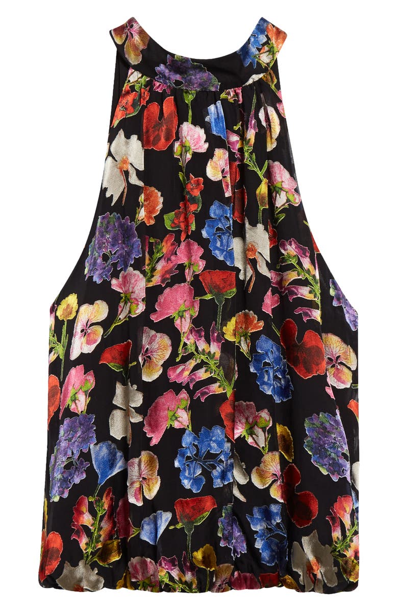 Alice + Olivia Maris Gathered Sleeveless Top, Alternate, color, Timeless Blossom