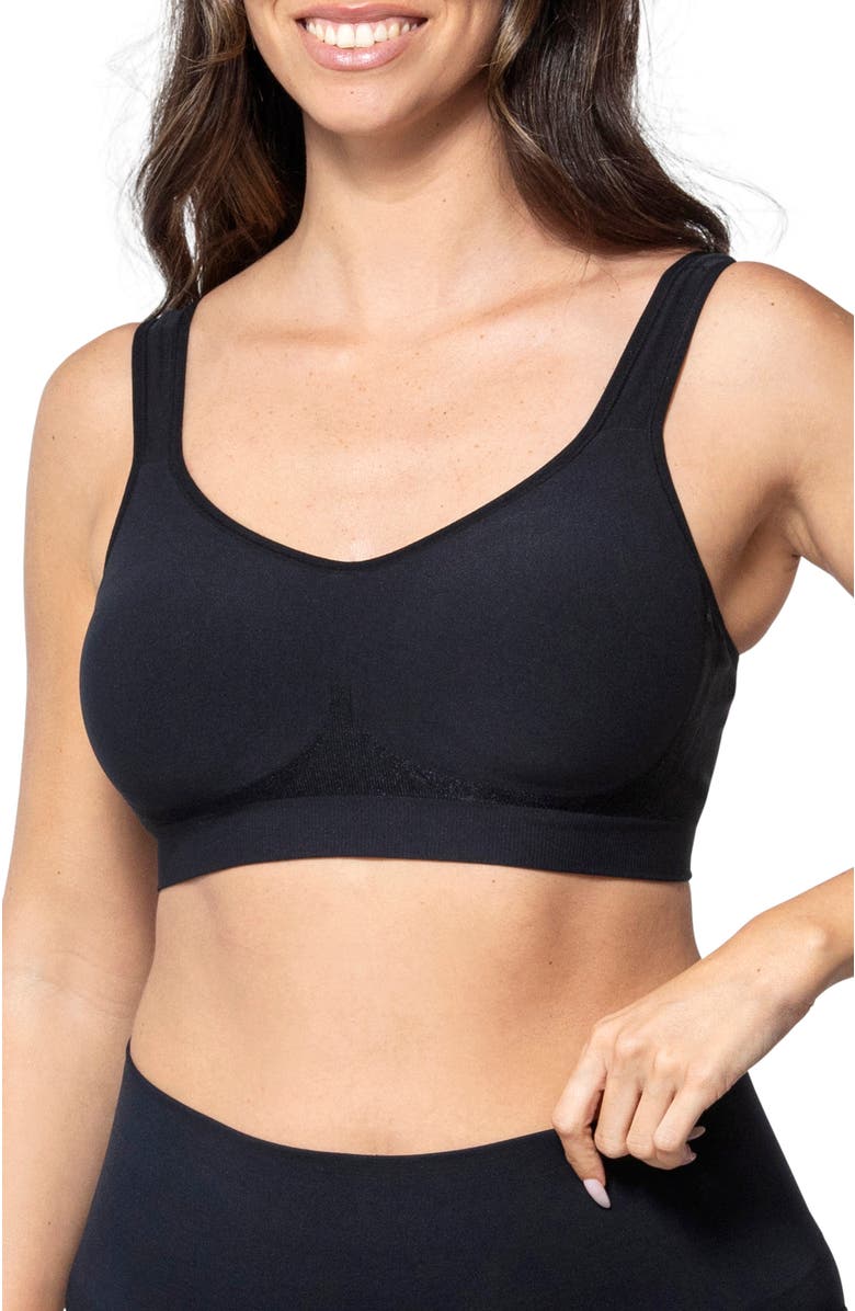 Underoutfit The Comfort Shaping Bra, Main, color, Black