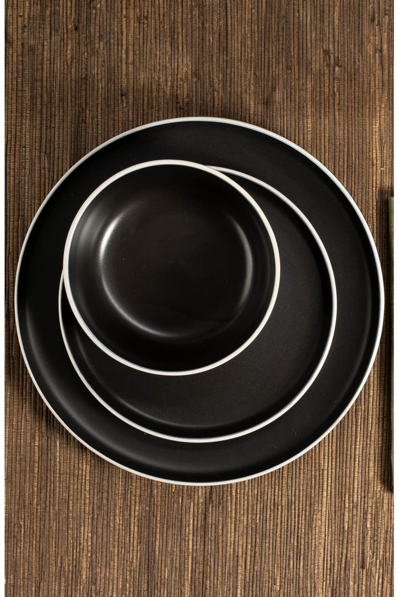 12-Piece Tempo Dinner Set, Alternate, color, BLACK