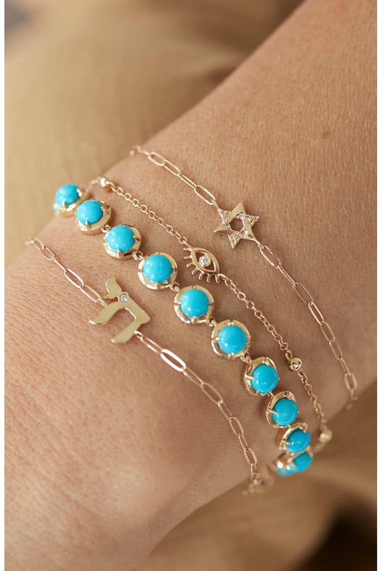 Mélia Tennis Bracelet, Alternate, color, TURQUOISE/ AQUA
