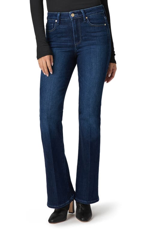 Paige Laurel Canyon High Waist Bootcut Jeans In Blue
