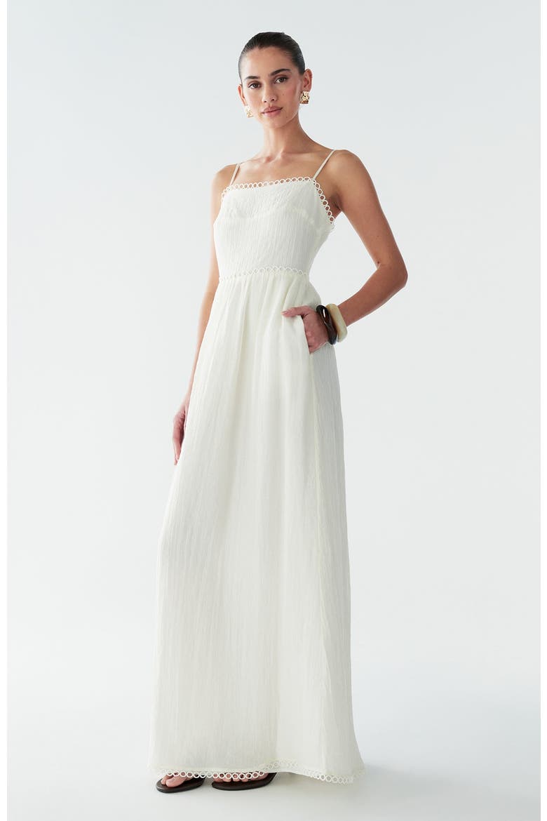 Kiara Maxi Dress, Alternate, color, Off White