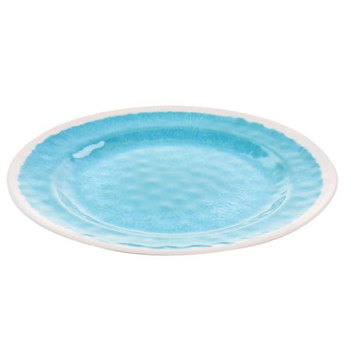 Elama Telly 12 Piece Melamine Dinnerware Set In Blue