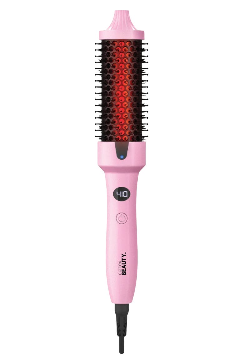 1.5-Inch Digital Infrared & Ionic Thermal Styling Brush, Main, color, PINK