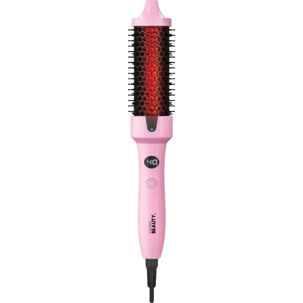 Cortex Beauty 1.5-inch Digital Infrared & Ionic Thermal Styling Brush In Pink