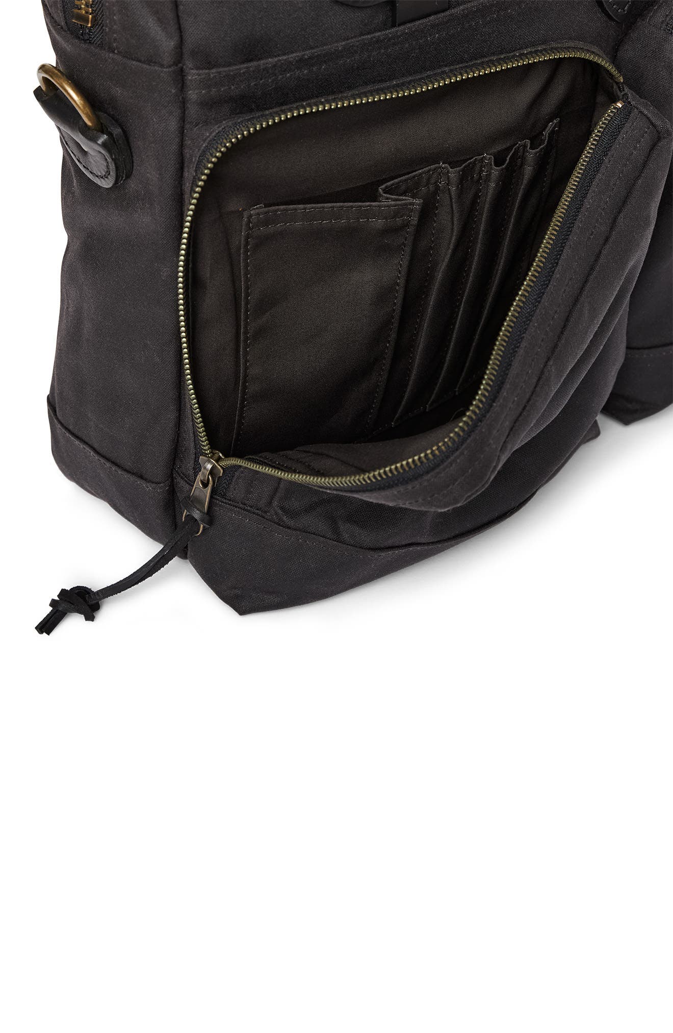 Filson '24 Hour' Tin Cloth Briefcase, Alternate, color, 