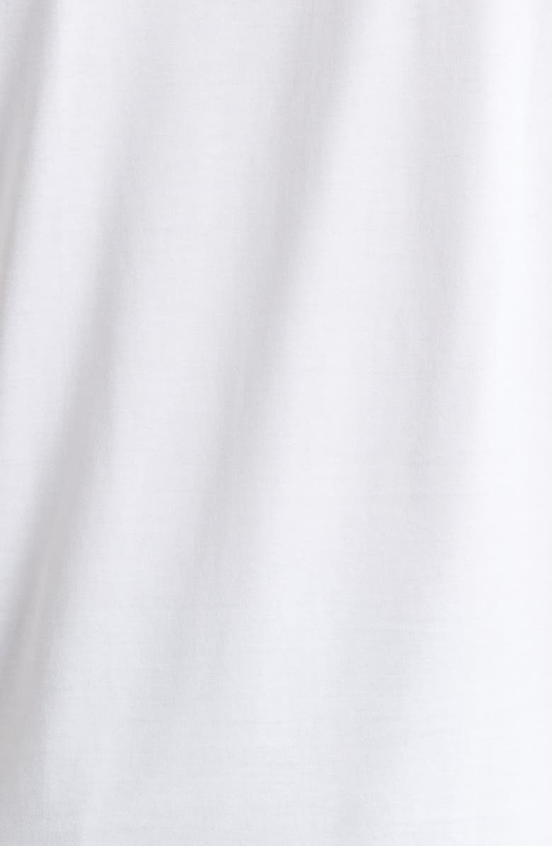 Dolce&Gabbana Flocked Logo T-Shirt, Alternate, color, W0800 Bianco Ottico