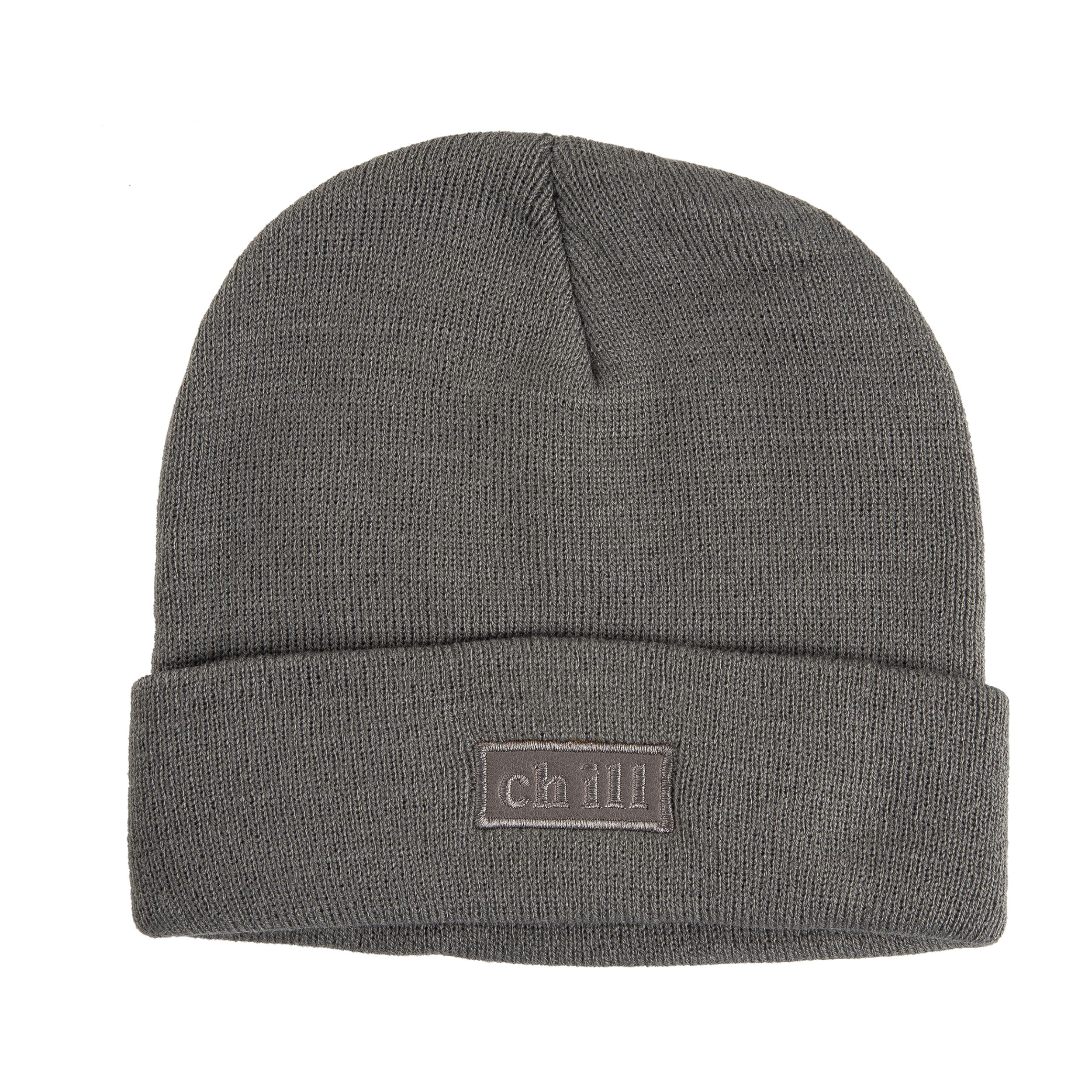 Totalee Gift Chill Beanie Acrylic Grey In Gray