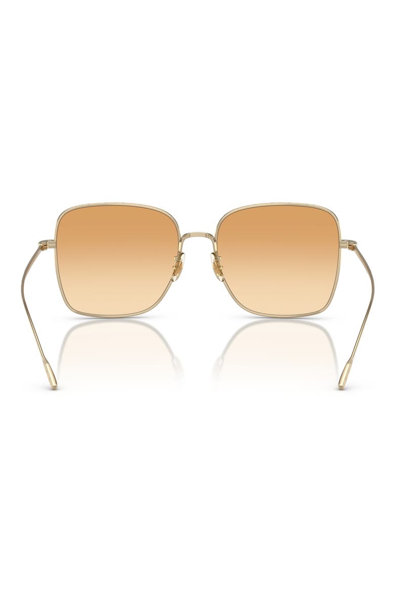 55mm Pillow Sunglasses, Alternate, color, GOLD