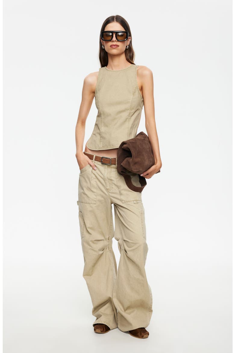 Miami Vice Low Rise Carpenter Pants, Alternate, color, TAN