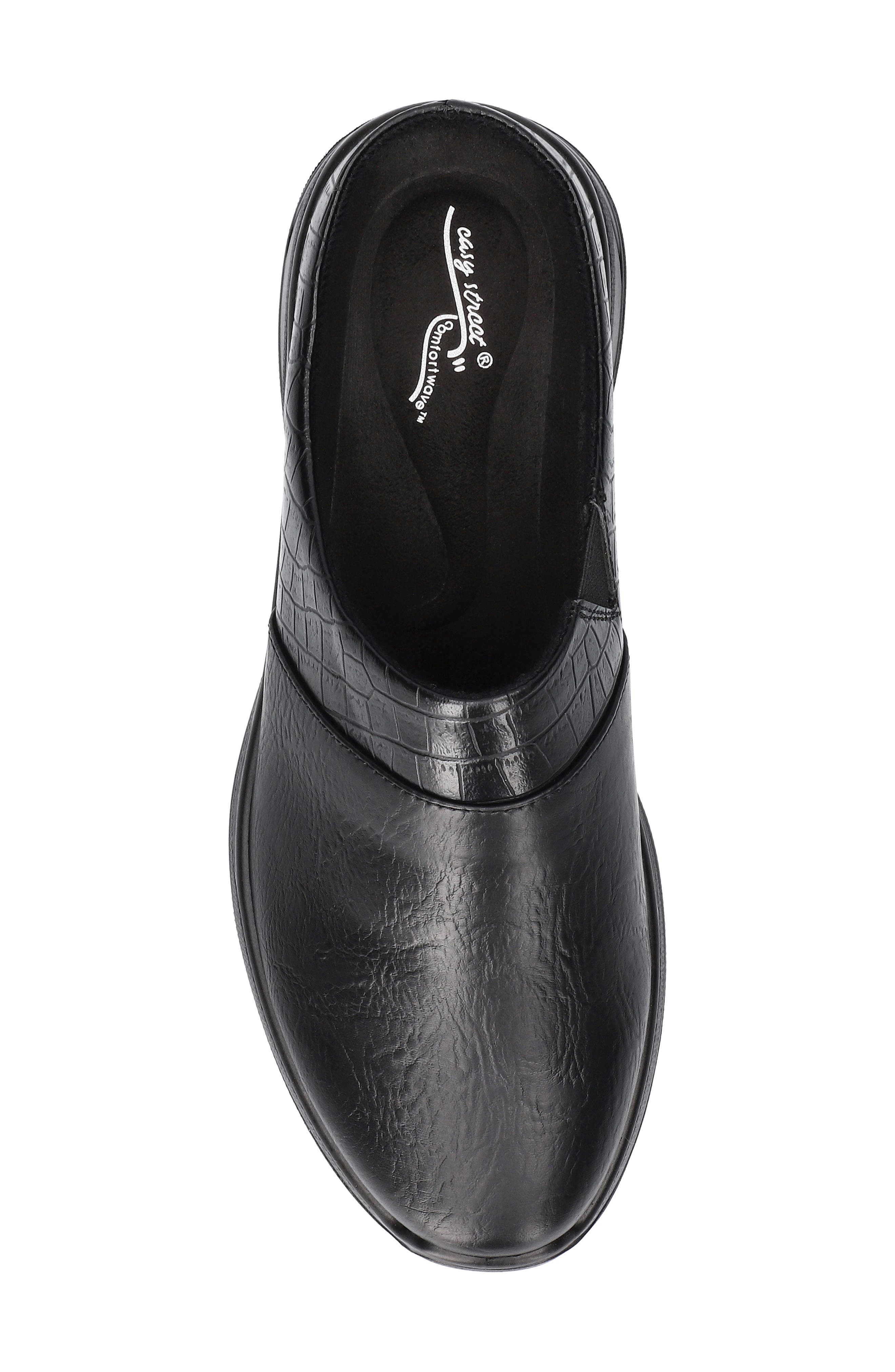 EASY STREET Janalee Clog, Alternate, color, Black-Croco