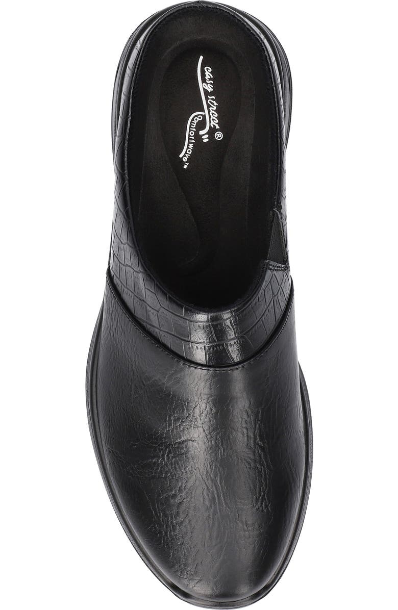 EASY STREET Janalee Clog, Alternate, color, Black-Croco