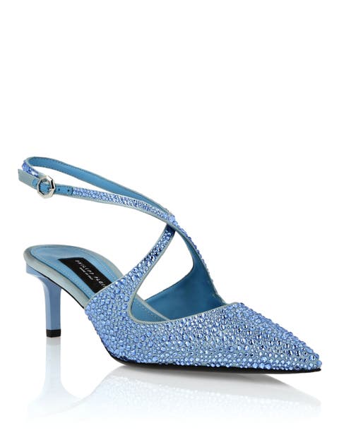 Slingback Shoes Strass Jewel Women
