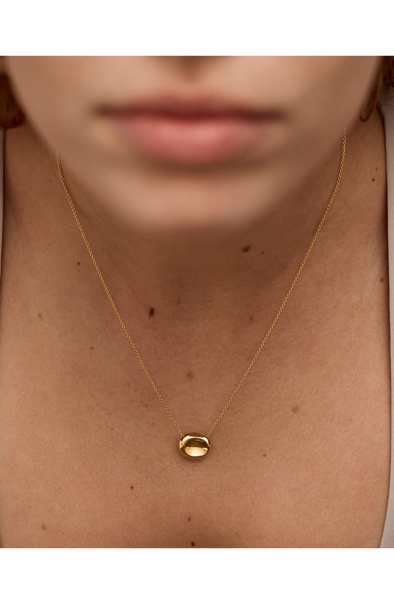 Monica Vinader Aria Pendant Necklace, Alternate, color, 18K Gold Vermeil