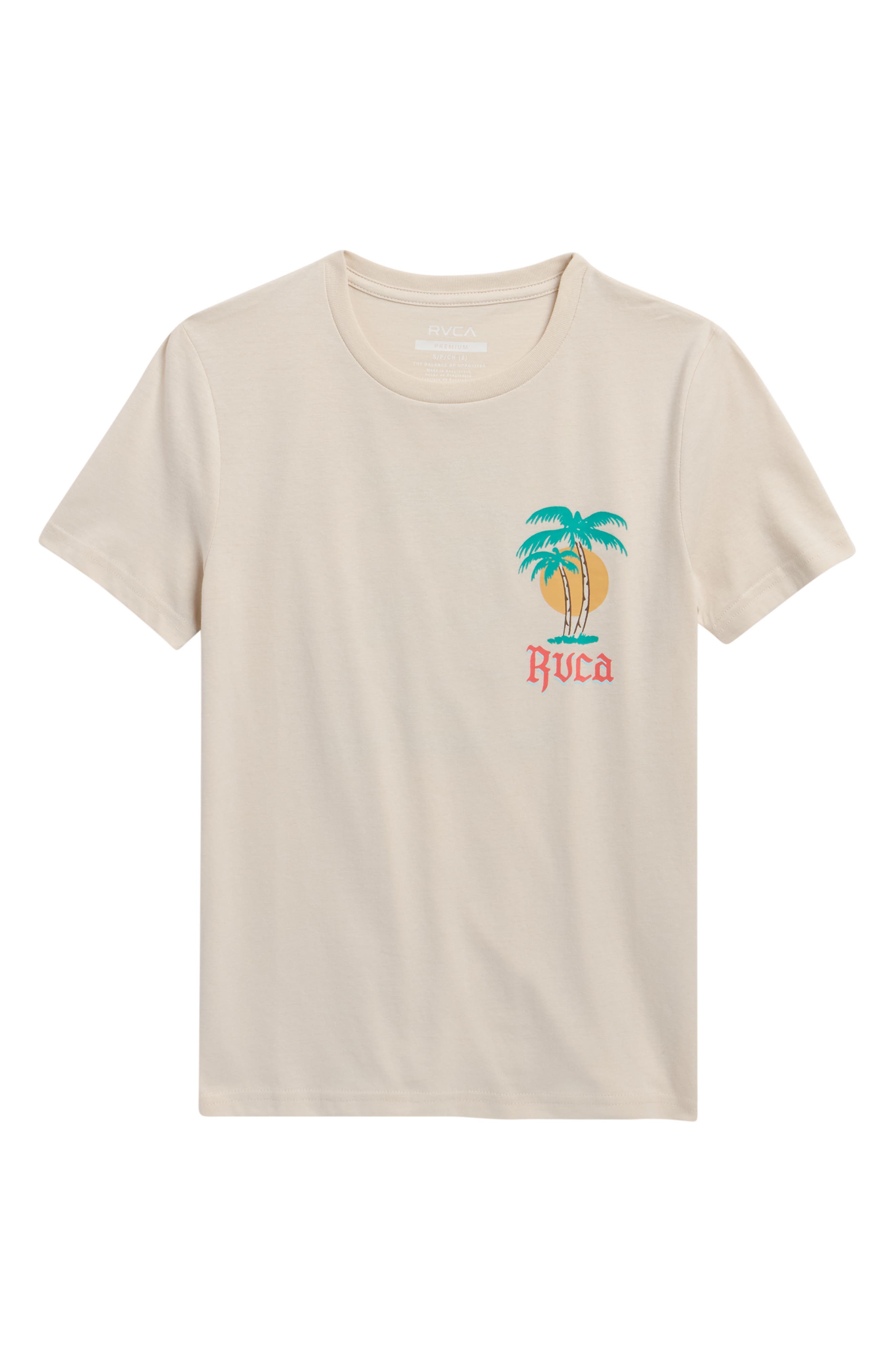 RVCA Kids' Frond Mural Cotton Graphic T-Shirt