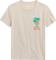 RVCA Kids' Frond Mural Cotton Graphic T-Shirt